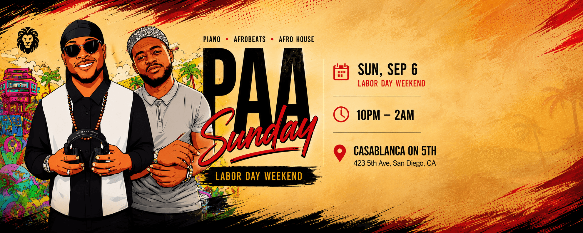 PAA Sunday event banner