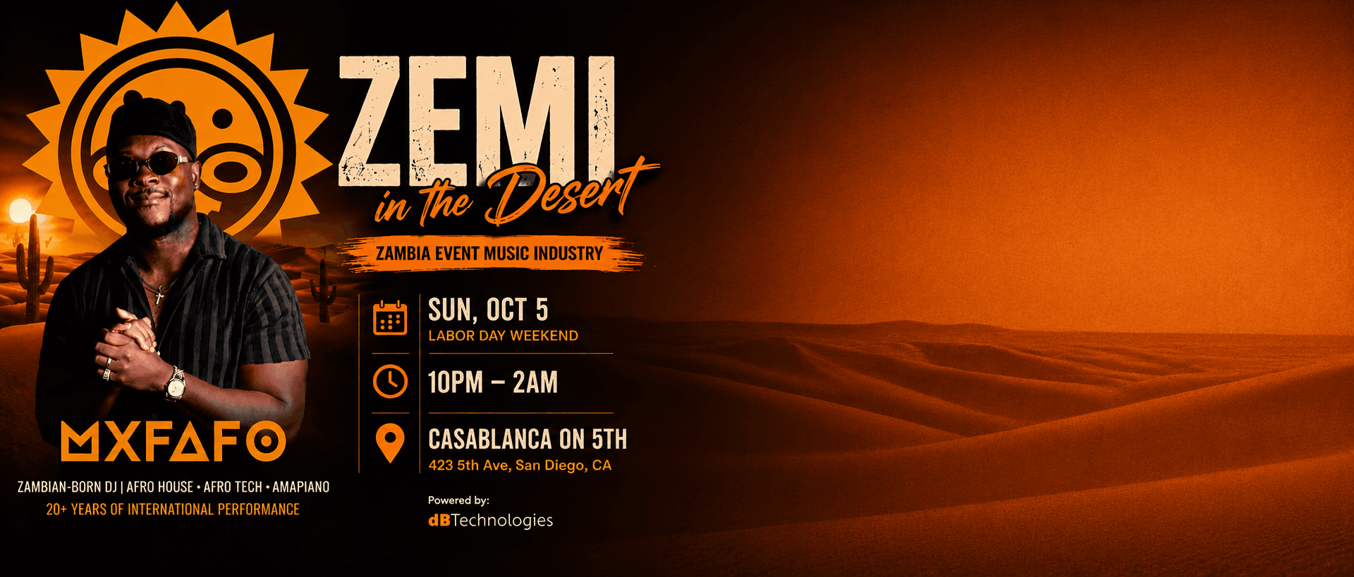 ZEMI in the Desert event banner